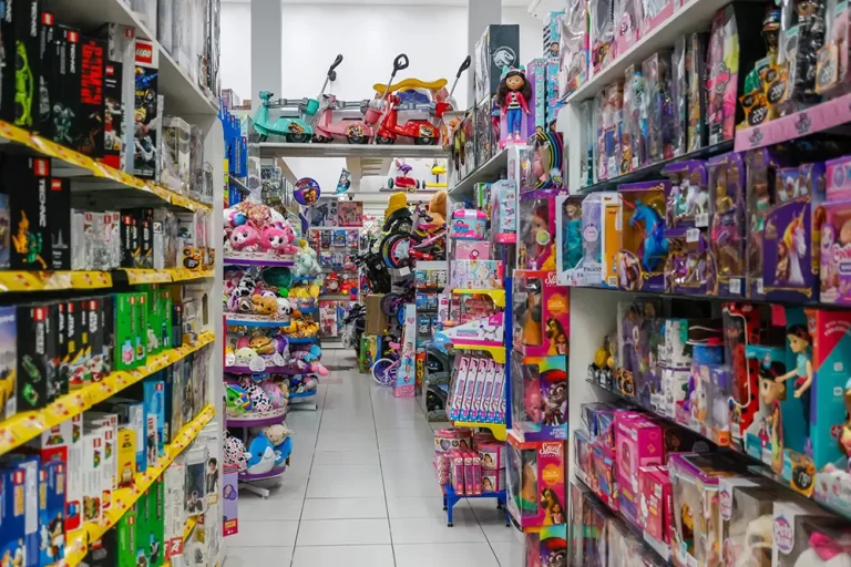 compra dos brinquedos