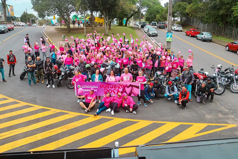Caminhada Outubro Rosa alerta sobre a importância do cuidado com a saúde da mulher 1 Caminhada Outubro Rosa