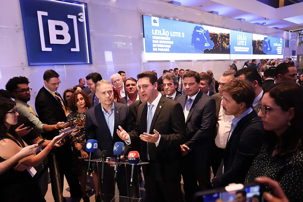 Leilão do Lote 3 garante pacote inédito de obras a preços justos, diz governador Ratinho Junior 5 Leilão do Lote 3