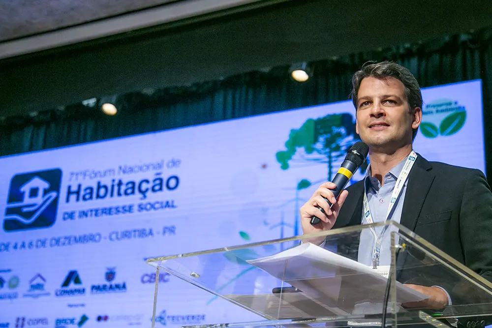 Eduardo Pimentel participa da abertura do Fórum Nacional de Habitação de Interesse Social 2 Fórum Nacional de Habitação de Interesse Social