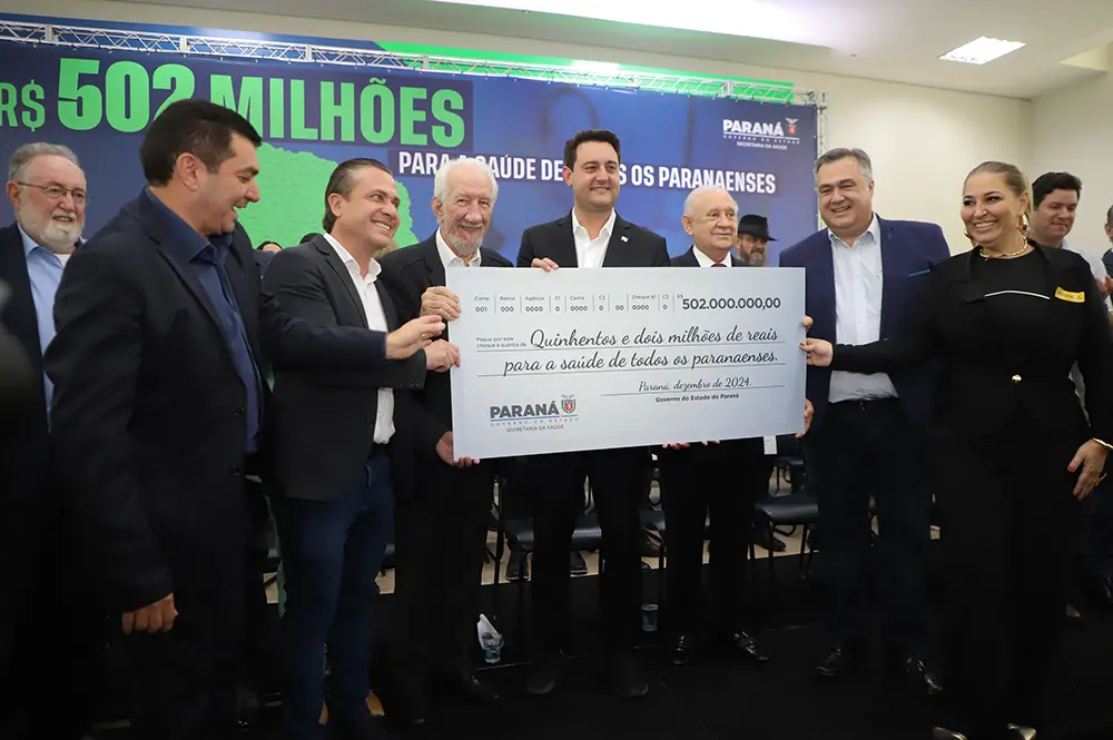 Ratinho Junior libera R$ 502 milhões para fortalecer regionalização de saúde 1 regionalização de saúde