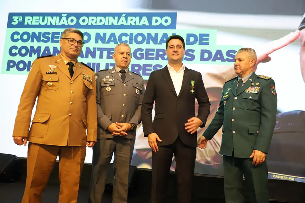 Ratinho Junior ressalta bons índices da segurança do Paraná em reunião com PMs de todo o Brasil 2 segurança do Paraná