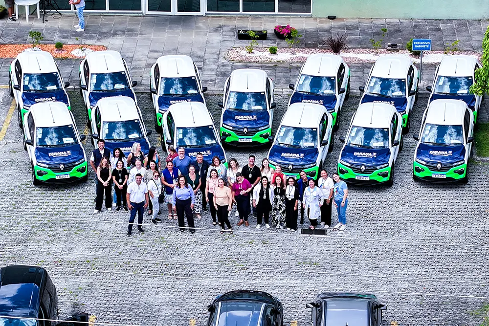 Secretaria de Saúde de Pinhais recebeu 13 veículos novos no dia 10 2 Secretaria de Saúde de Pinhais