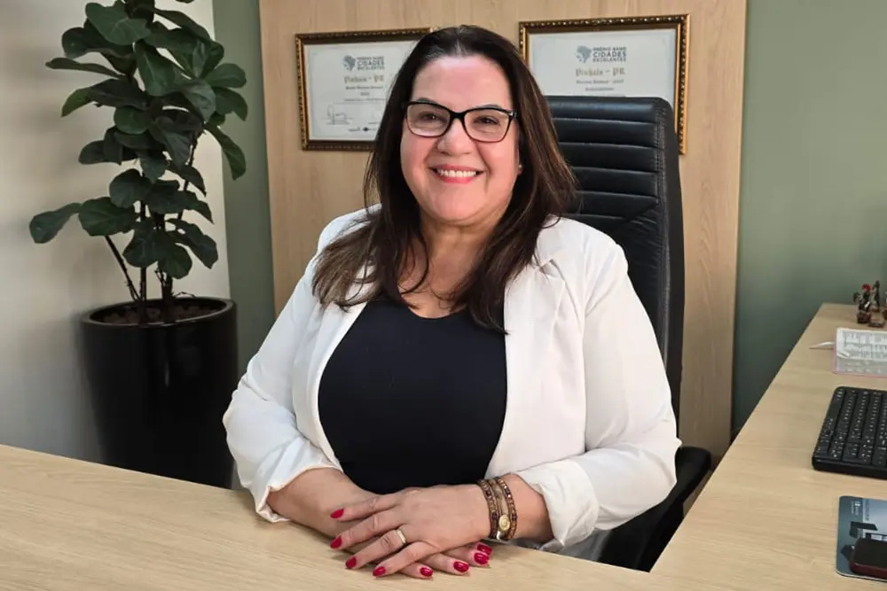 “Faremos um trabalho ainda mais comprometido e inovador”, afirma a prefeita de Pinhais, Rosa Maria 2 Rosa Maria de Jesus Colombo, prefeita reeleita de Pinhais