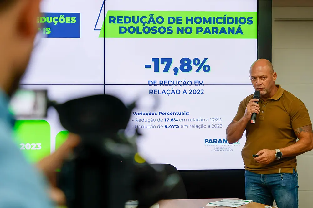 Paraná investe pesado em segurança e atinge menor taxa de homicídios da história 2 menor taxa de homicídios