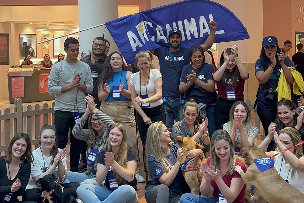 Shopping Palladium Curitiba e Instituto Arcanimal promovem segundo evento de adoção de cães sobreviventes do RS 2 adoção de cães