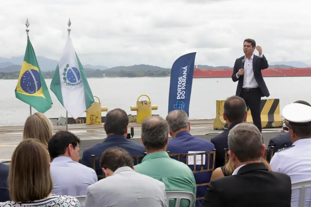 Melhor momento da história, afirma presidente da Alep, Alexandre Curi, sobre os 90 anos do Porto de Paranaguá 7 Alexandre Curi