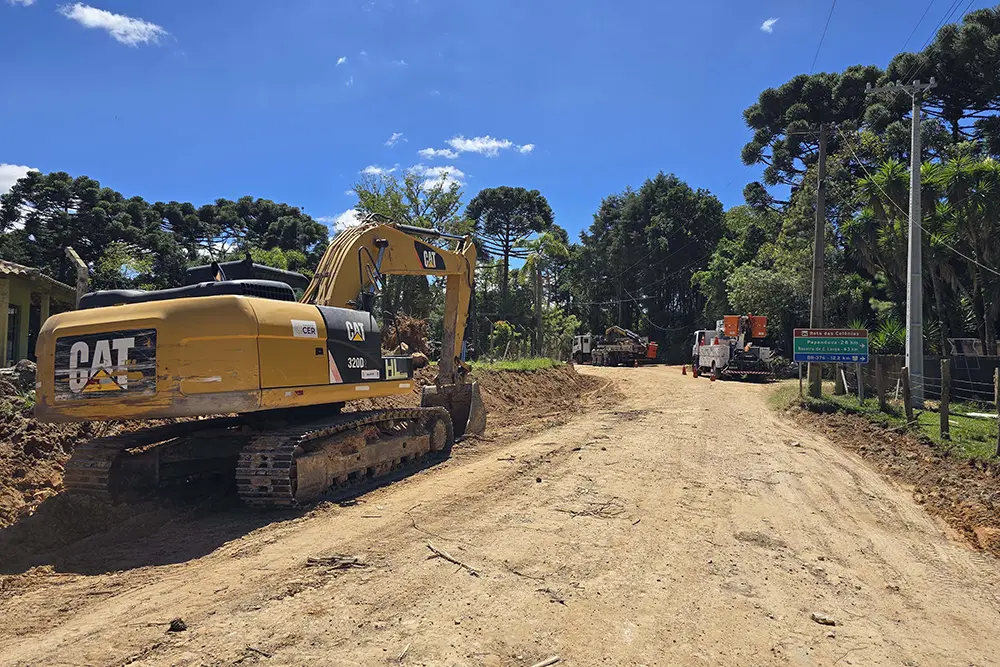 Pavimentação entre Mandirituba e São José dos Pinhais avança com drenagem e terraplenagem 4 Mandirituba e São José dos Pinhais