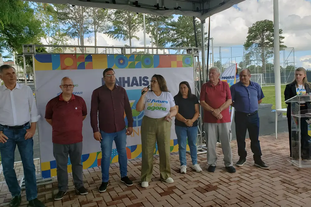 Prefeitura de Pinhais inaugura ampla área de esportes e lazer no Jardim Amélia 1 Prefeitura de Pinhais