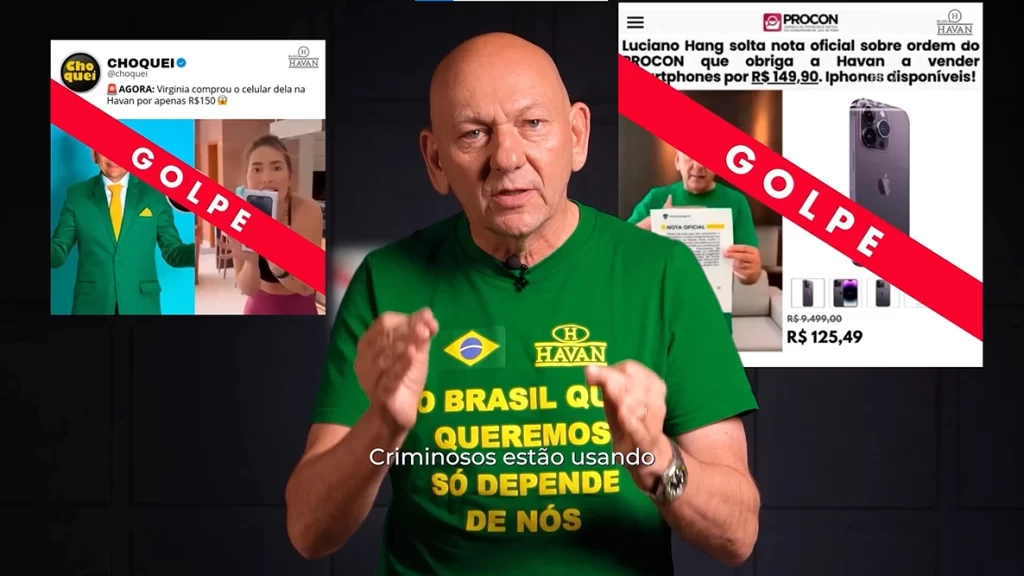 Havan e Luciano Hang vencem batalha contra golpes online no TJSC 1 Luciano Hang