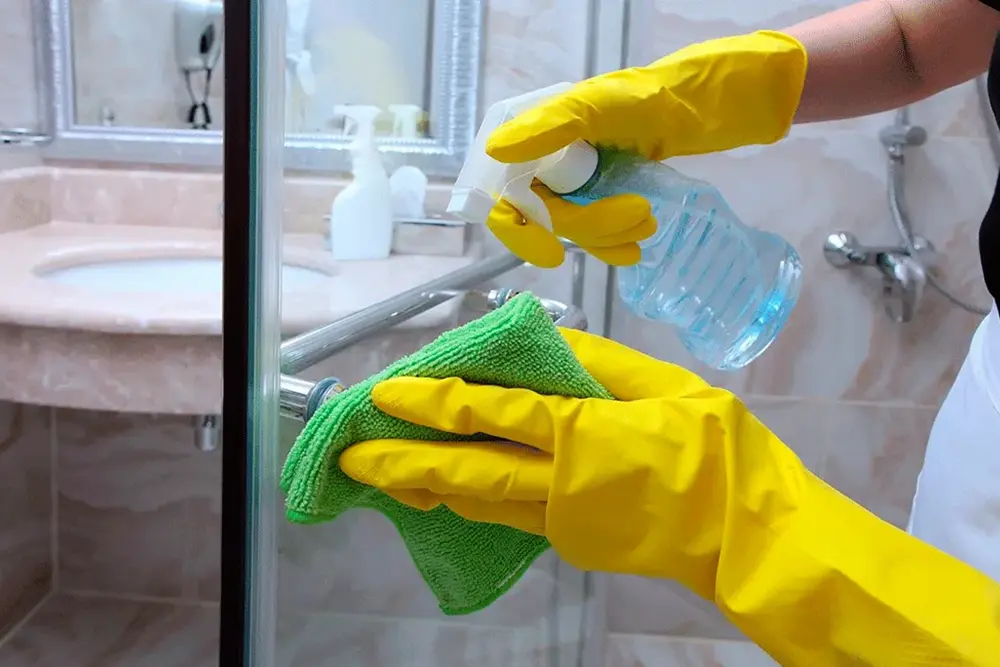 Box do banheiro limpo e sem contaminação 3 Box do banheiro