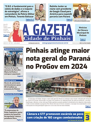 A Gazeta Cidade de Pinhais - Edição 759