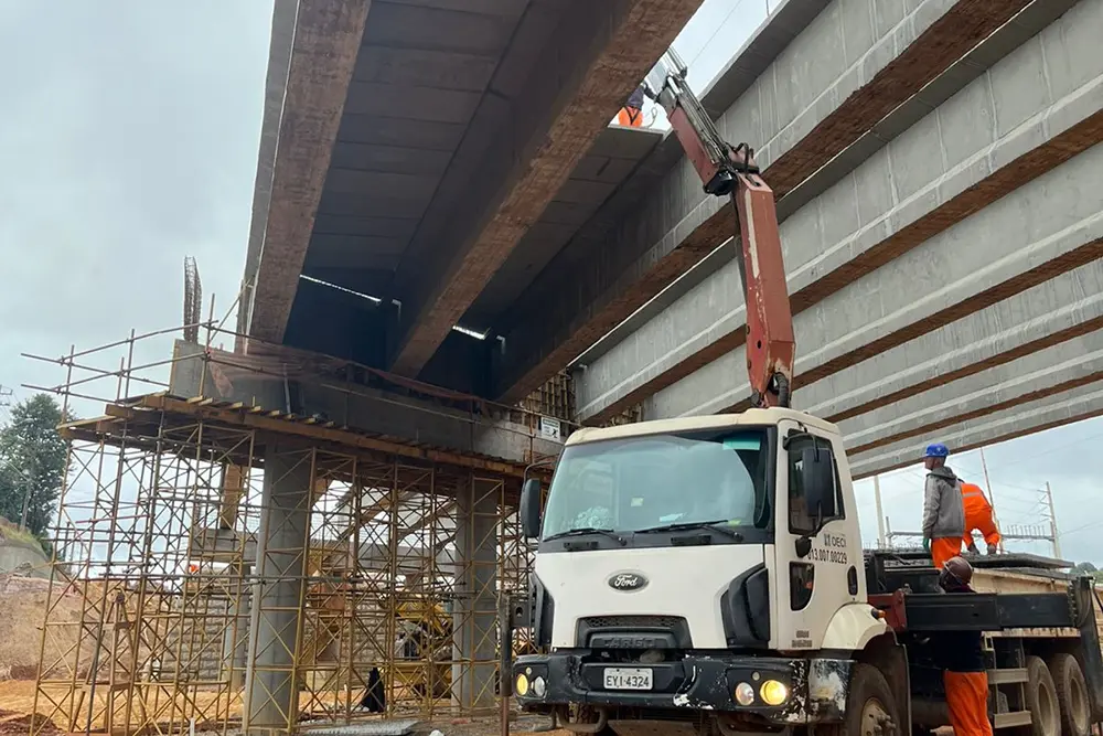 Duplicação da Rodovia dos Minérios em concreto atinge 61,6% em Almirante Tamandaré 2 duplicacao