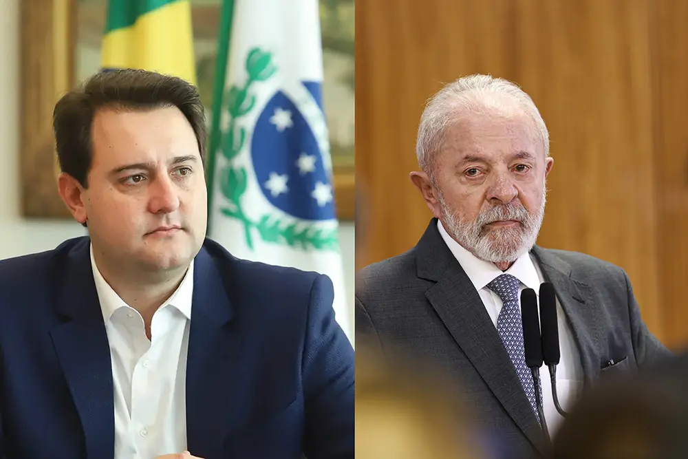 Pesquisa Futura: Ratinho Junior lidera com ampla vantagem sobre Lula no Paraná para 2026 1 Foto Ratinho Junior / Divulgação Foto Lula / Marcelo Camargo/Agência Brasil