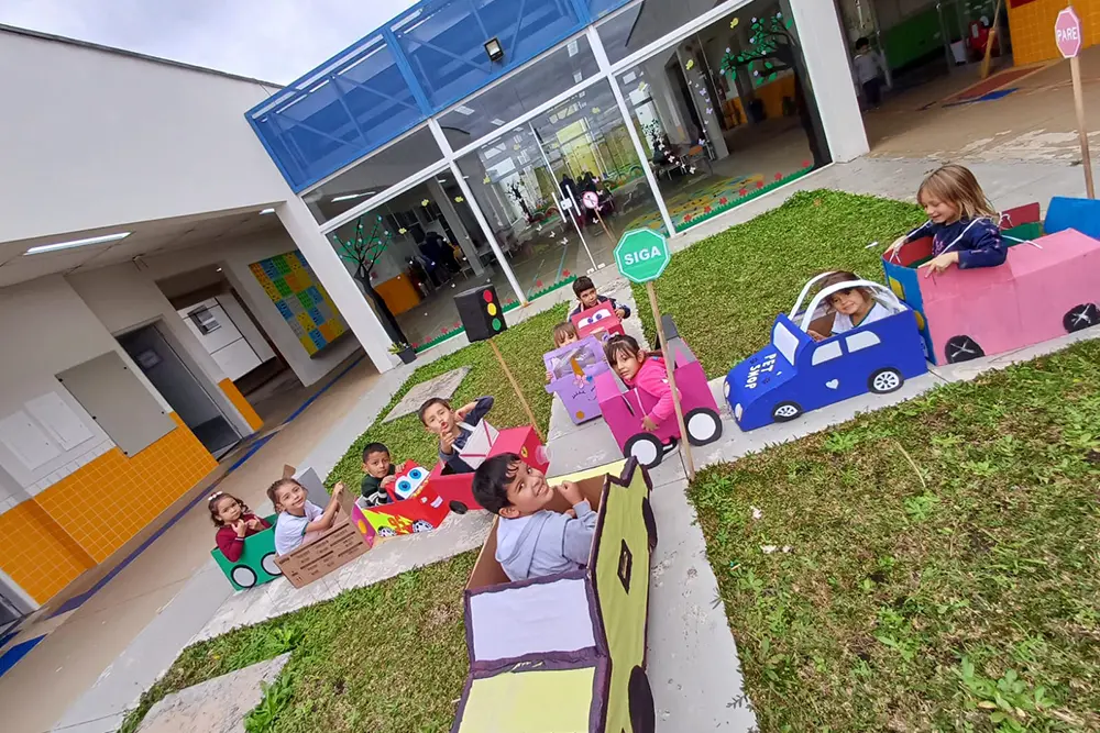 Escolas de Campina Grande do Sul conscientizam crianças no Maio Amarelo por um trânsito seguro 8 campina grande do sul