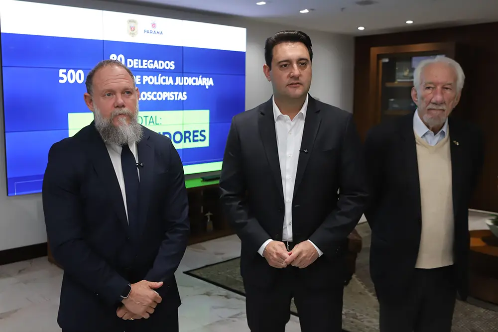 Ratinho Junior anuncia contratação de 620 policiais civis e reforça Segurança Pública no Paraná 3 Ratinho Junior anuncia contratação de 620 policiais
