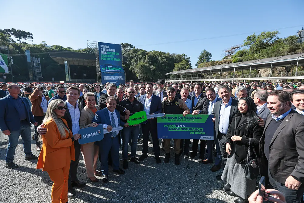 Governador Ratinho Junior entrega 431 novas viaturas para a Polícia Militar do Paraná 1 ratinho junior pmpr