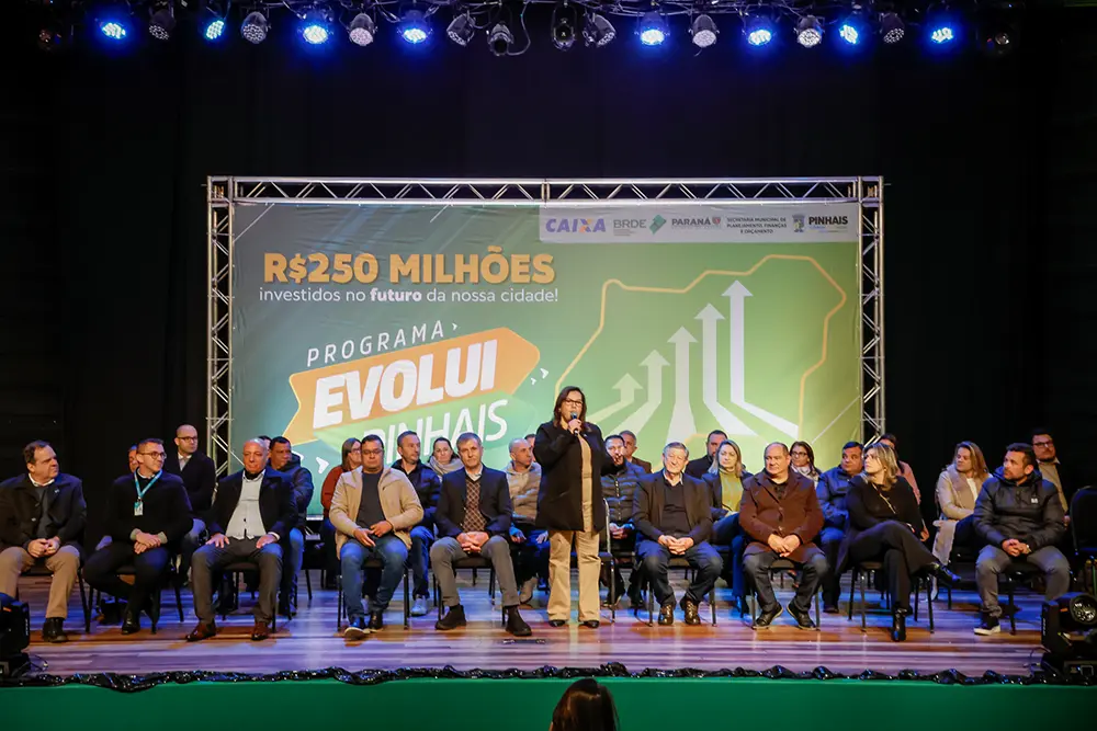 Pinhais anuncia programa "Evolui Pinhais" com mais R$ 250 milhões em investimentos 3 Lancamento Programa EVOLUI PINHAIS