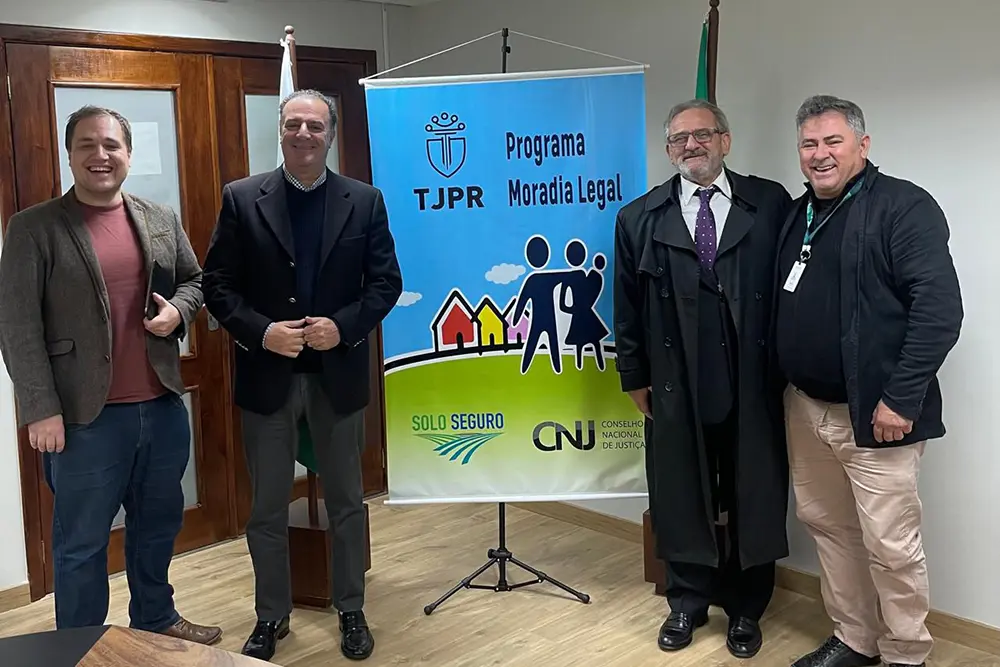 Parceria com o TJ-PR impulsiona política de habitação e regularização fundiária em Colombo 5 Parceria com o TJ-PR