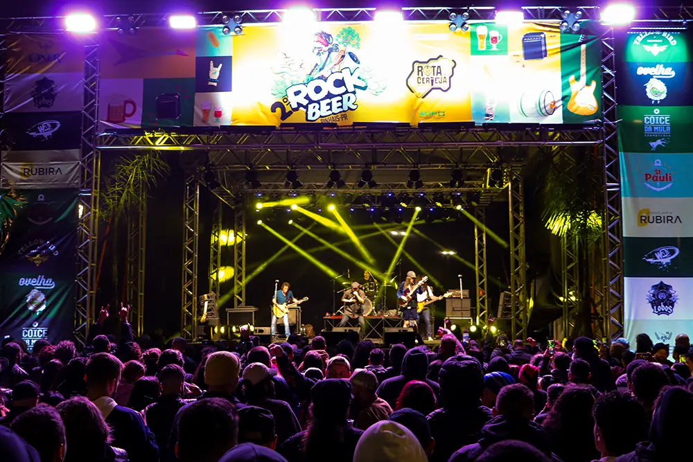 3º Rock Beer Pinhais: nove atrações musicais e mais de 60 torneiras de chopp neste final de semana 3 Rock Beer