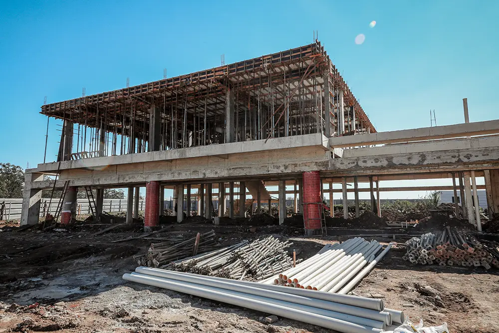 Obras avançam para a implantação da nova Unidade de Saúde Esplanada 9 US Esplanada-3