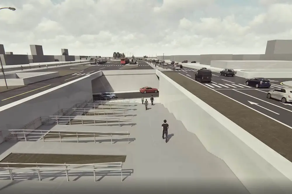 Curitiba lança edital para trincheiras da Linha Verde em parceria com o Estado 2 trincheiras