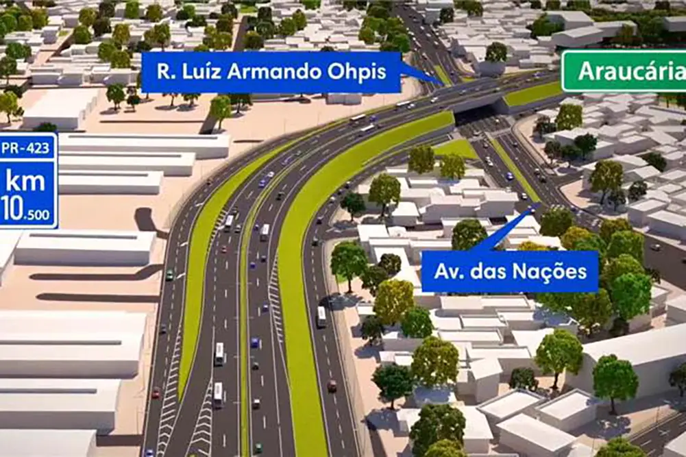 Duplicação da PR-423 entre Araucária e Campo Largo começa na próxima semana 1 araucaria campo largo