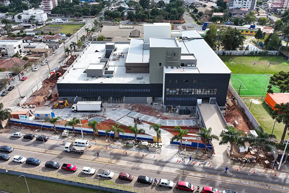 Avançam as obras do Novo Hospital e Maternidade de Pinhais 2 novo hospital pinhais