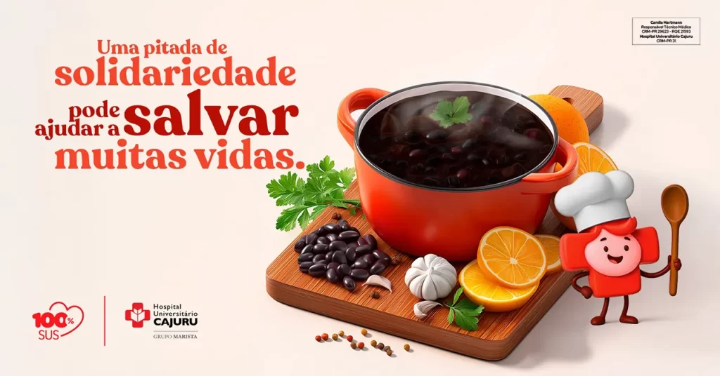 Feijoada beneficente arrecada fundos para hospital 100% SUS de Curitiba 2 Feijoada Beneficente