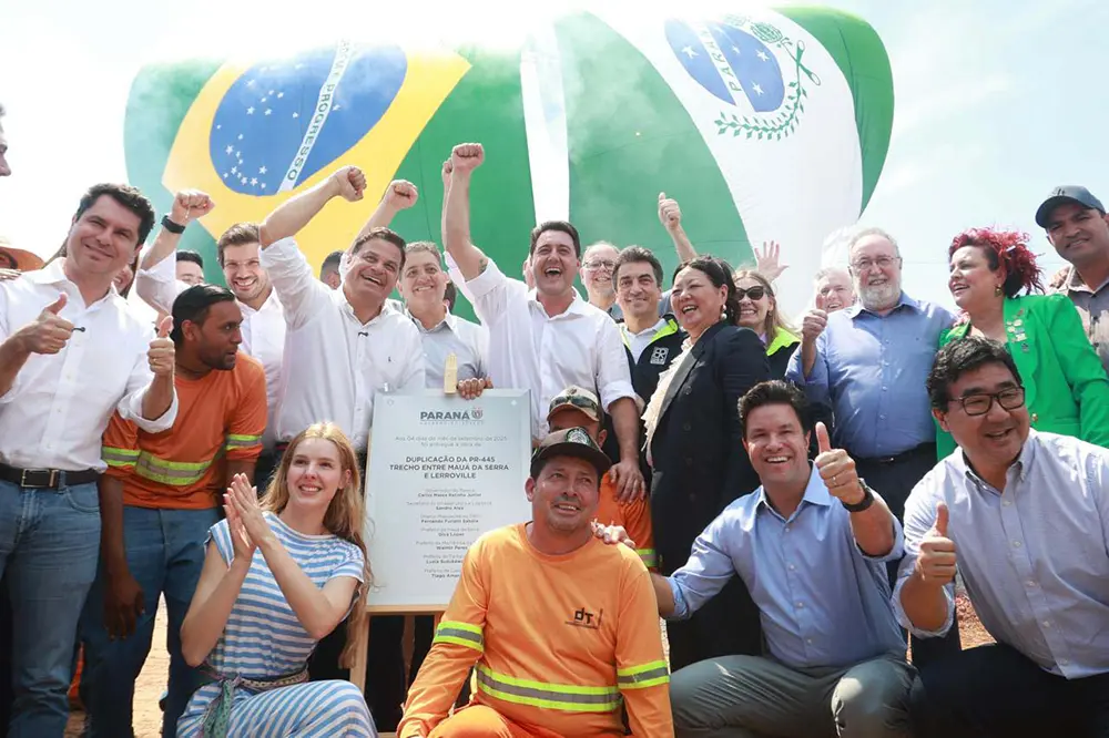 Ratinho Junior inaugura duplicação da PR-445 e autoriza último lote de obras em Londrina 2 PR-445