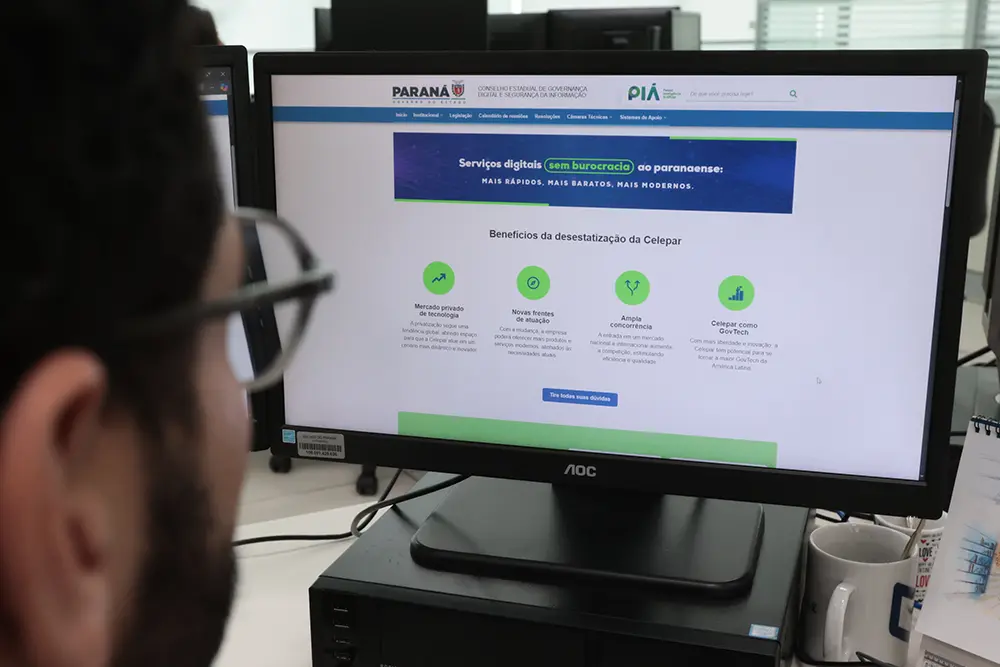 Estado do Paraná lança portal para esclarecer dúvidas sobre a desestatização da Celepar 9 celepar