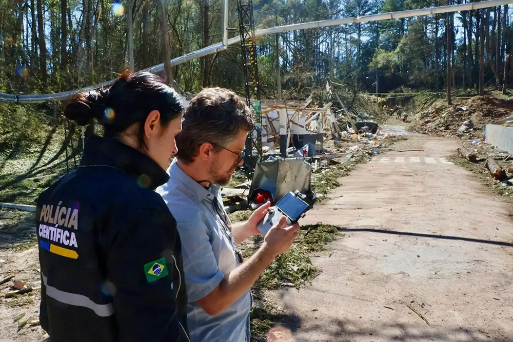 Polícia Científica do Paraná conclui laudo da explosão na Enaex em Quatro Barras 1 explosão em Quatro Barras