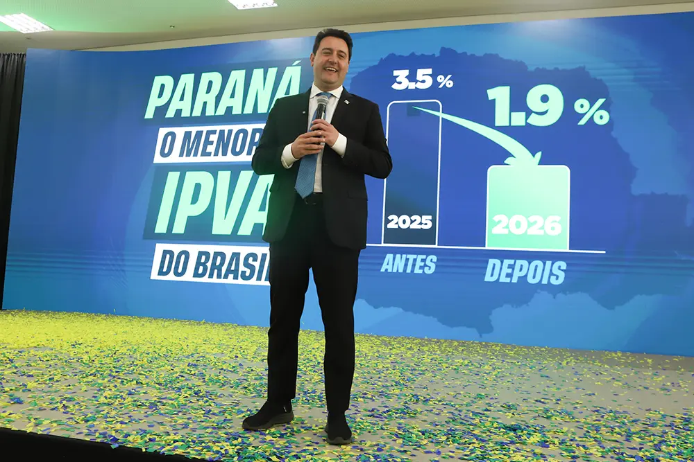 Ratinho Junior sanciona lei que reduz IPVA no Paraná e garante a menor alíquota do Brasil 1 governador-reducao_do_ipva-