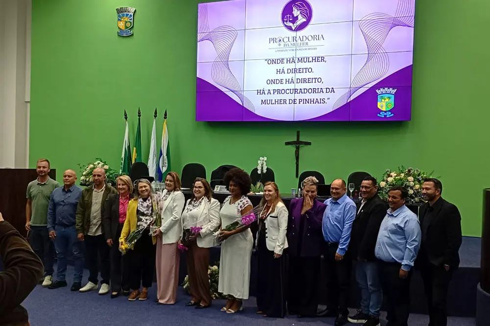 Sessão de posse da Procuradoria da Mulher de Pinhais reúne autoridades municipais e do Estado do Paraná 5 procuradoria mulher