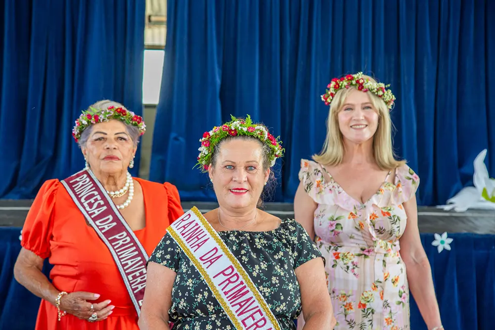 Baile e Concurso Rainha da Primavera celebram a terceira idade em Piraquara 2 rainha primavera