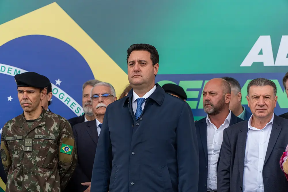Ratinho Junior discursa sobre liberdade e progresso na abertura da Semana da Pátria no Palácio Iguaçu 1 ratinho junior