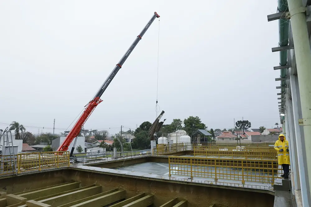Tempestade em Curitiba danifica estação de tratamento de água e Sanepar agiliza reparos 8 tempestade em Curitiba