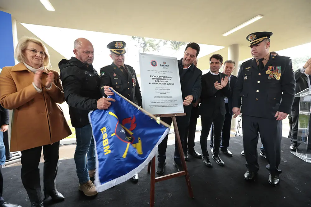 Ratinho Junior inaugura Escola Superior de Bombeiro Militar e entrega 64 viaturas com investimento de R$ 43,7 milhões 4 Escola Superior de Bombeiro Militar