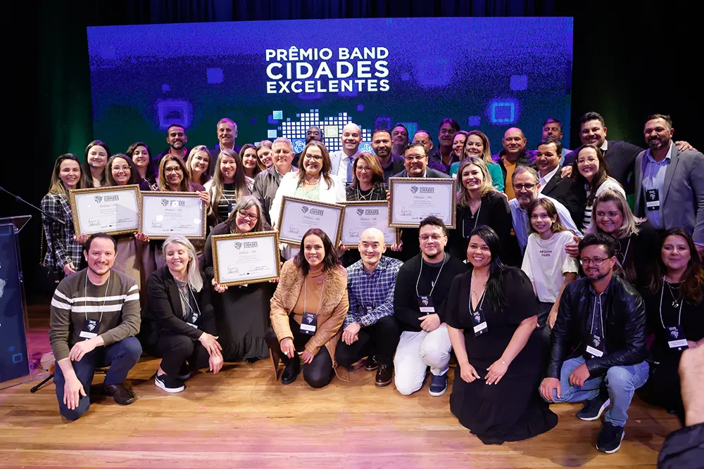 Município de Pinhais é o grande vencedor do prêmio Band Cidades Excelentes 2025 6 Premio Band Cidades Excelentes 00321