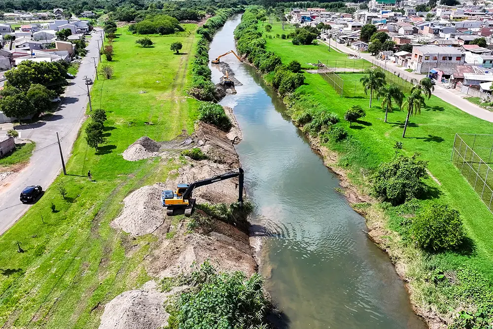 Pinhais é selecionada em Projeto Nacional de Adaptação a Riscos Climáticos 1 Limpeza_dos_Rios