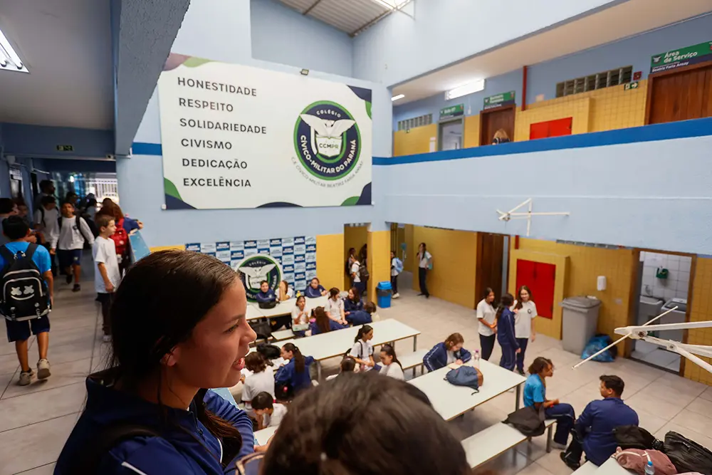 Modelo Cívico-Militar no Paraná é aprovado por 90% dos pais e professores 1 cívico-militar