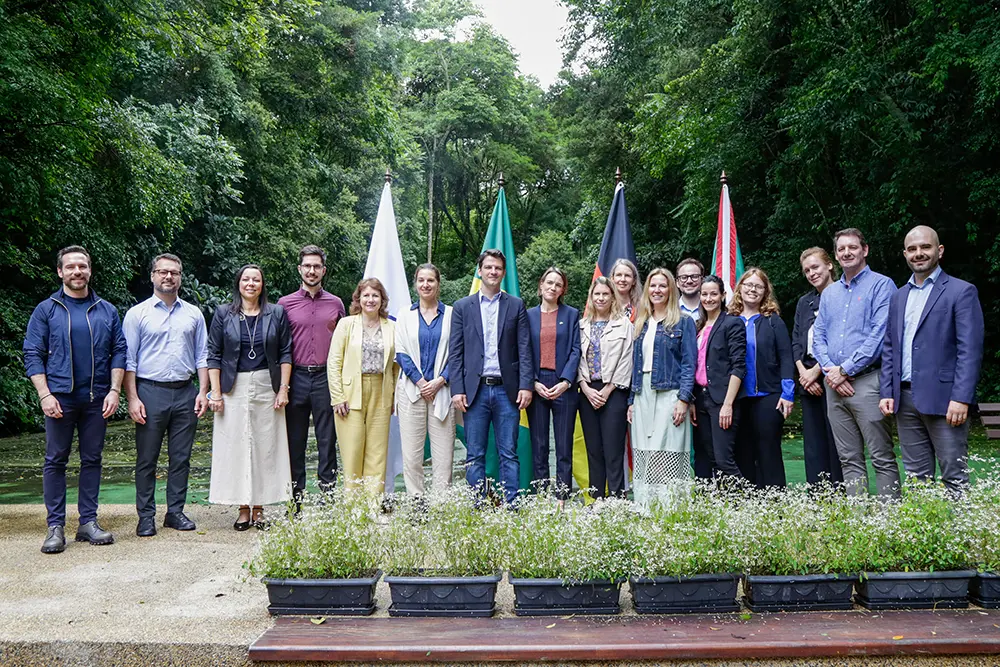 Investimento Alemão: Curitiba avança com ônibus e terminais elétricos 2 pimentel comitiva alema