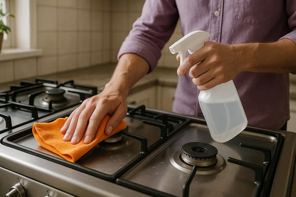 Como limpar fogão: dicas para modelos inox, vidro e esmaltado 9 limpeza fogao