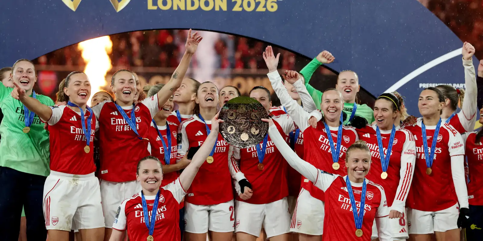 Arsenal vence Corinthians e garante primeiro Mundial Feminino FIFA 1 2026 02 01t213015z 1671995388 up1em211nb1ds rtrmadp 3 soccer womenscc ars cor Arsenal vence Corinthians e garante primeiro Mundial Feminino FIFA