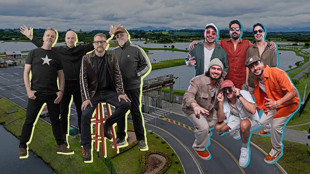 Pinhais 34 anos: Shows de Nenhum de Nós, Atitude 67 e serviços 1 aniversario pinhais