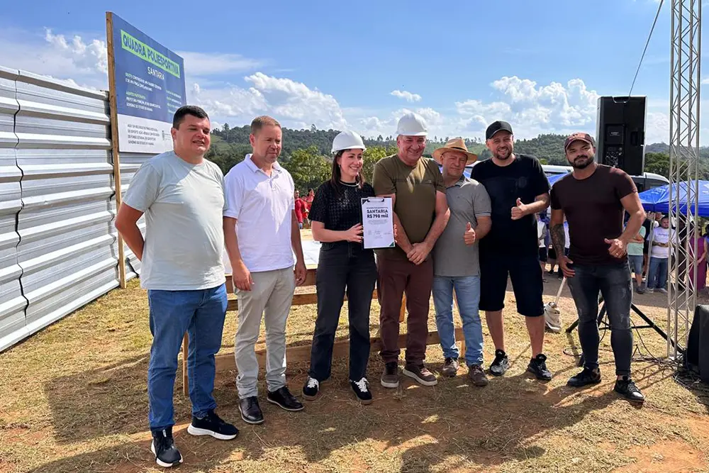 Rio Branco do Sul investe R$ 798 mil em nova quadra poliesportiva no bairro Santaria 4 rio branco do sul