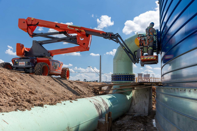 Sanepar: obras estratégicas ampliam abastecimento em Curitiba 5 20260205 reservatorio metalico do tatuquara 4976 Sanepar: obras estratégicas ampliam abastecimento em Curitiba
