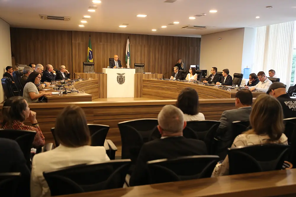 Assembleia monitora metas do PPA e destaca investimentos na segurança 6 Deputados e técnicos da Secretaria do Planejamento discutem a execução orçamentária em audiência no Auditório Legislativo