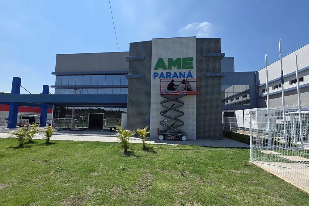 Novo AME de São José dos Pinhais entra em fase de acabamento 4 ame sjp