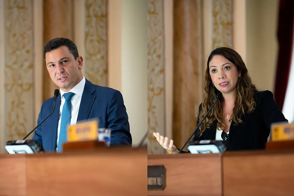 Câmara de Curitiba aprova fim de alvará prévio para negócios de baixo risco 7 Vereador Pier Petruzziello e Vereadora Indiara Barbosa